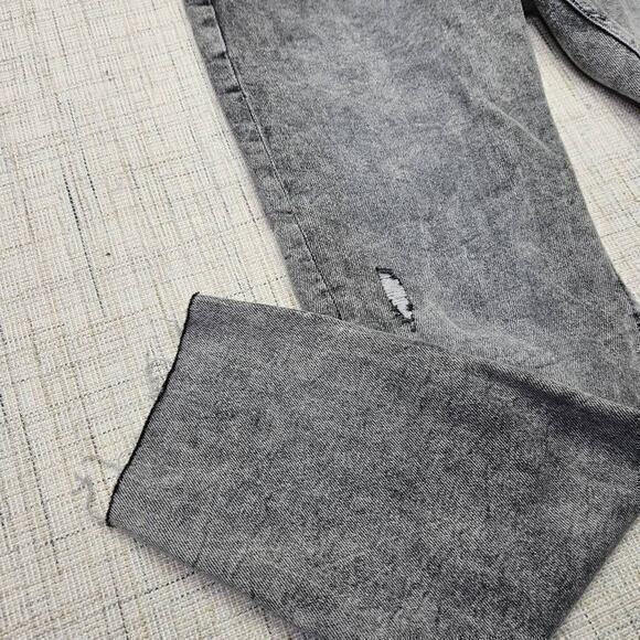 Kensie Vintage Luxe‎ Button Fly High Rise Skinny Gray Size 8 29 - Picture 3 of 7